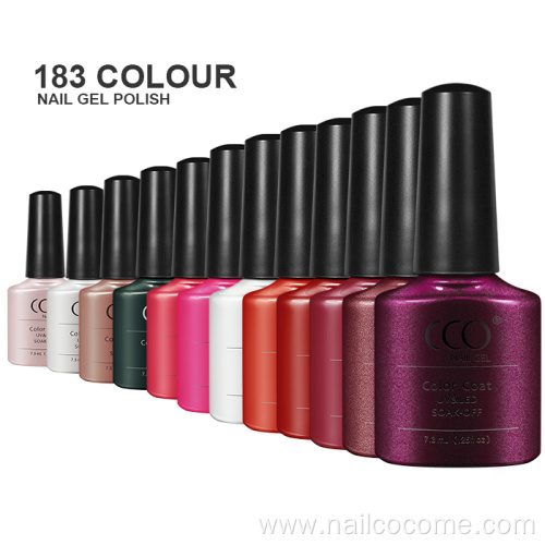 hot selling Amazon 7.3ml 183colors perfect match gel nail polish led